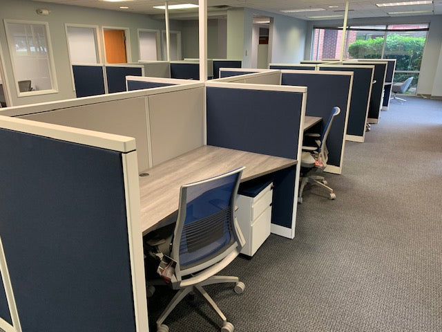 American-made office workstation with height-adjustable desk option by gen2