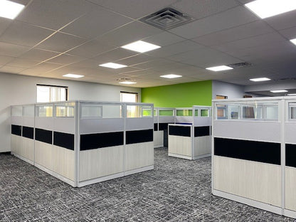 Custom office cubicle workstation system with overhead storage by gen2