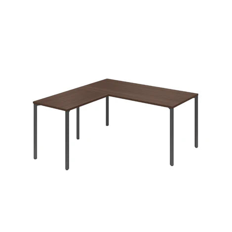 ESSY L-Shape workspace, 30x66 desk w/ 24x48 return