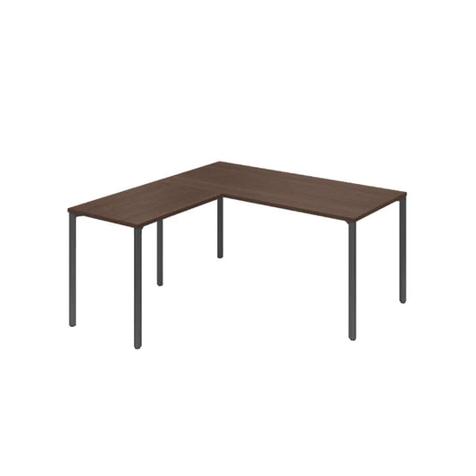 ESSY L-Shape workspace, 30x60 desk w/ 24x42 return