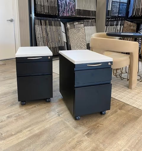 Custom office mobile pedestal storage with casters by gen2 American-made
