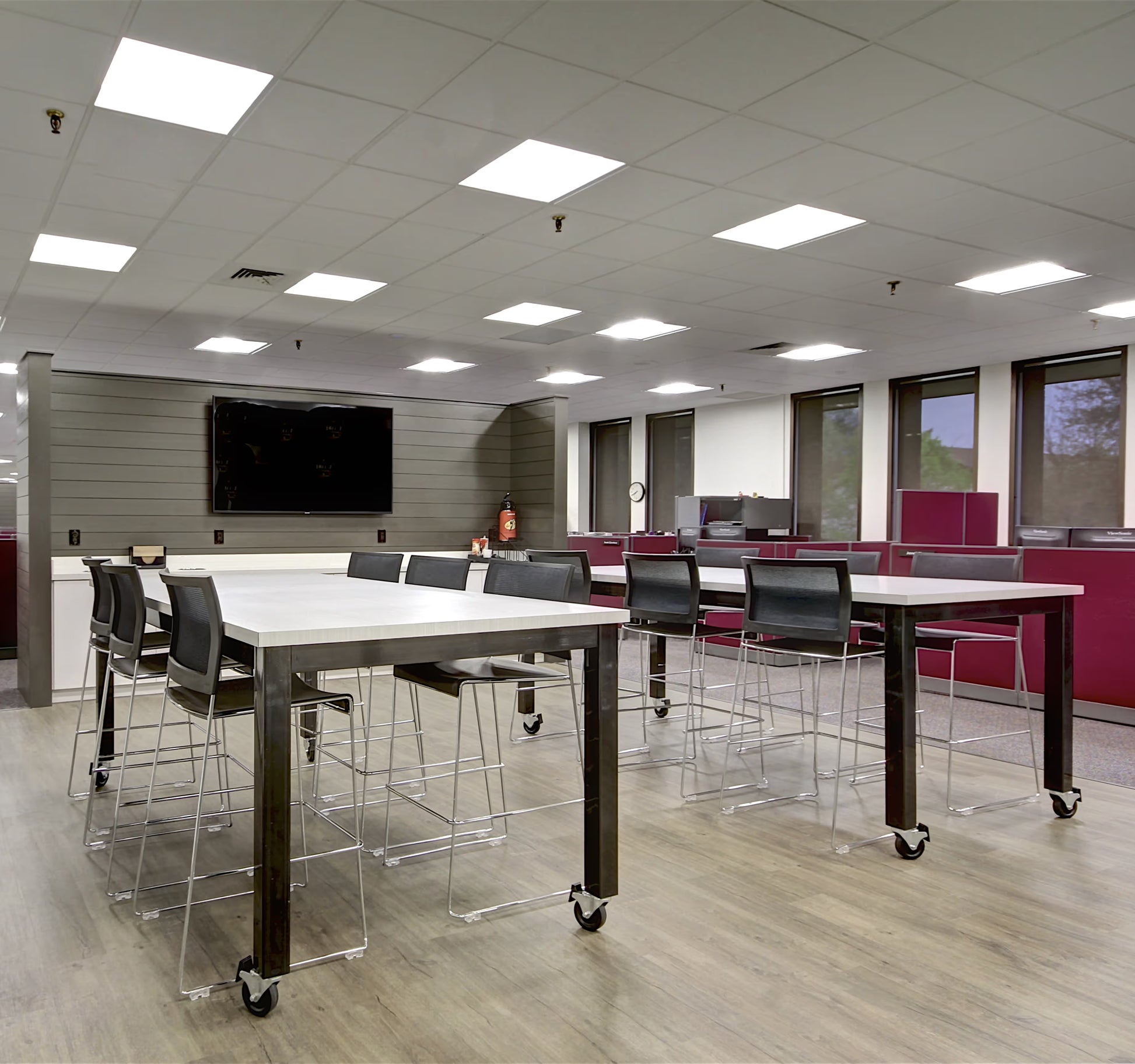 American-made custom multi-purpose office table by gen2 for breakout areas
