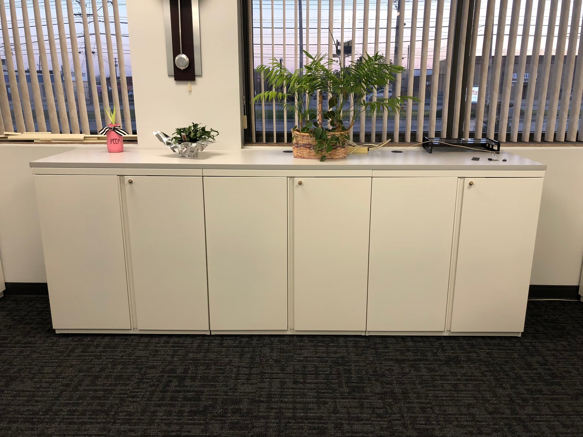 Custom modular office storage system with multiple cabinet configurations by gen2