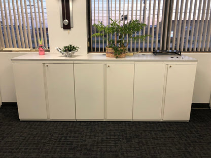 Custom modular office storage system with multiple cabinet configurations by gen2