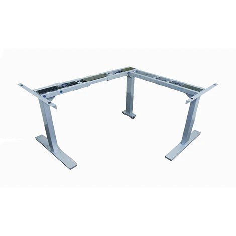 FIT XL height-adjustable table, 3-stage, L-Base with 3 lifting motors.