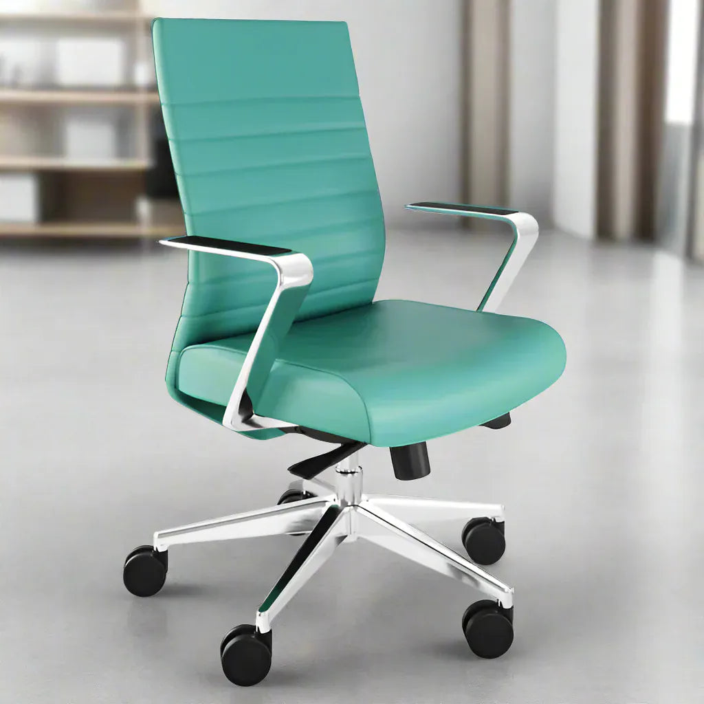 Beniia Bimini / Polished aluminum arms and base Etano Conference Chair