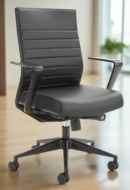 Beniia Black / Black aluminum arms and black aluminum base Etano Conference Chair
