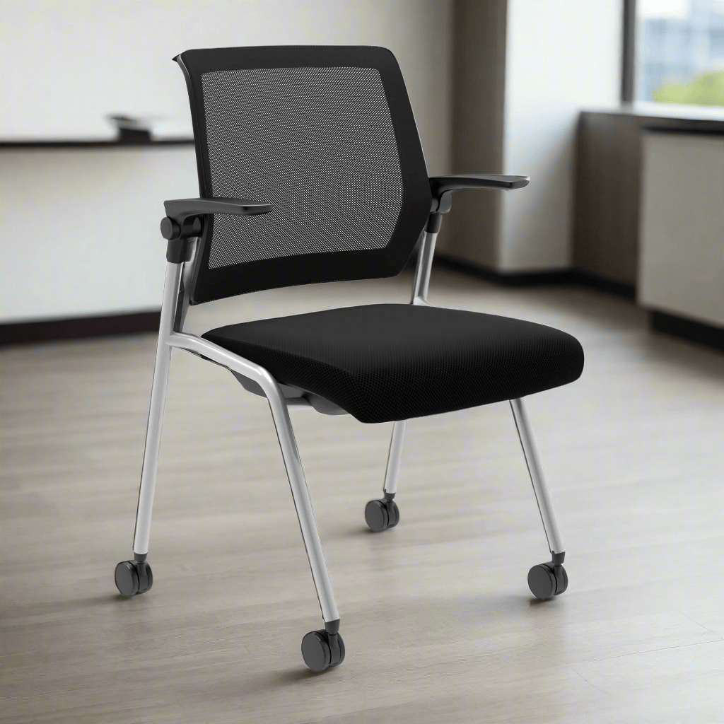 Beniia Black PU (faux leather) Artii MP Chair by Beniia