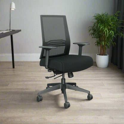 Beniia Chair Black Smarti EL ergonomic task chair