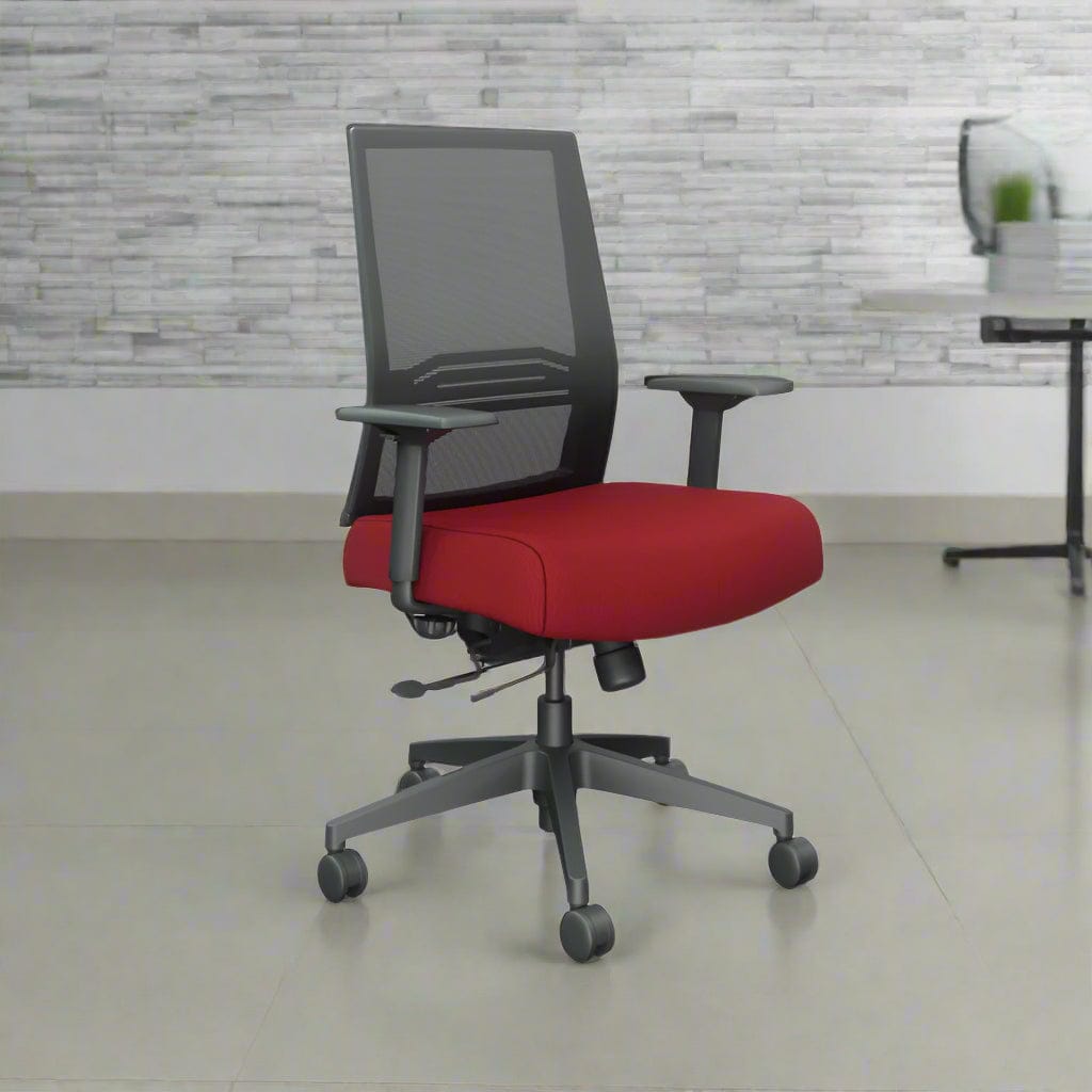 Beniia Chair Cranberry Smarti EL ergonomic task chair