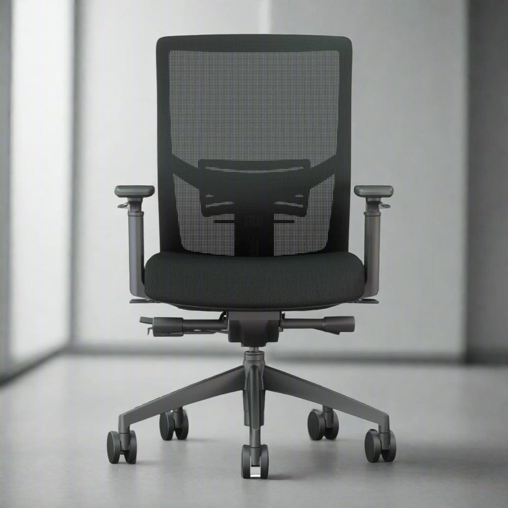 Beniia Chair Graphite Groovi Ergonomic task chair by Beniia