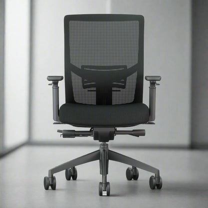 Beniia Chair Graphite Groovi Ergonomic task chair by Beniia