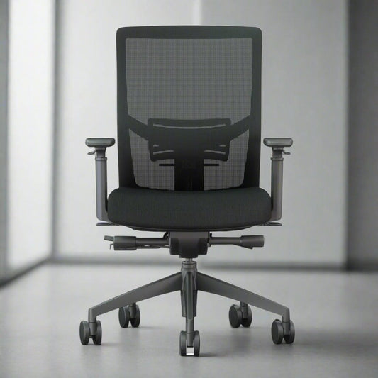 Beniia Chair Graphite Groovi Ergonomic task chair by Beniia