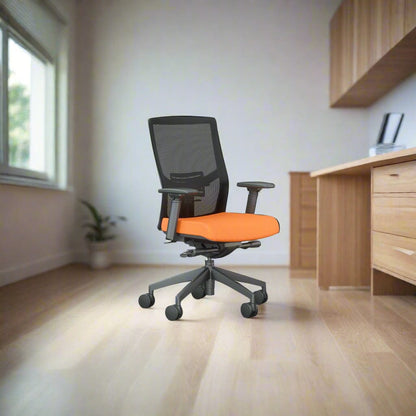 Beniia Chair Mandarin Groovi Ergonomic task chair by Beniia