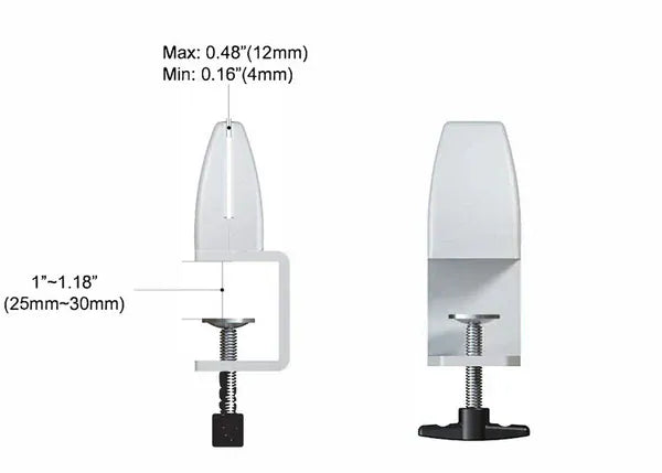 Beniia Edge Mount / Silver Screen Clamps