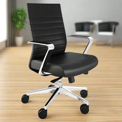 Beniia Jet / Polished aluminum arms and base Etano Conference Chair