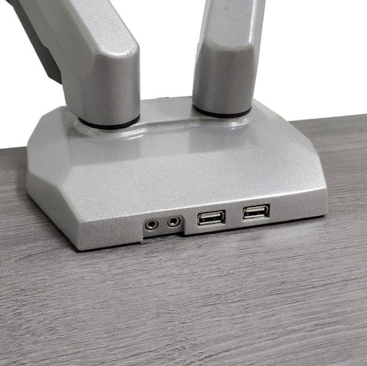 Beniia Silver Vio-1 single unit articulating monitor arm