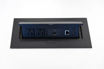 Black Dog Office Black Conference Power Dock