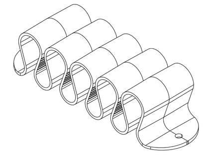 Black Dog Office Cable Grip "Knuckles"