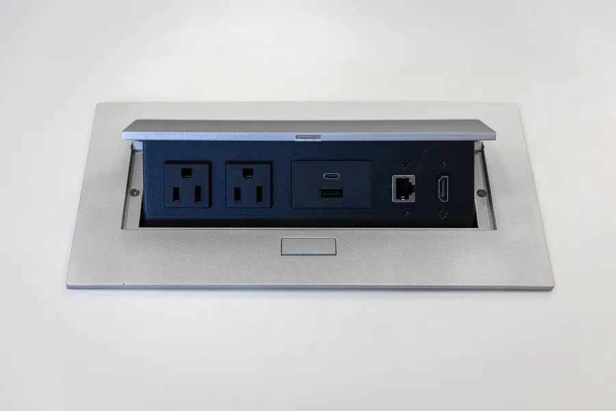 Black Dog Office Silver Conference Power Dock