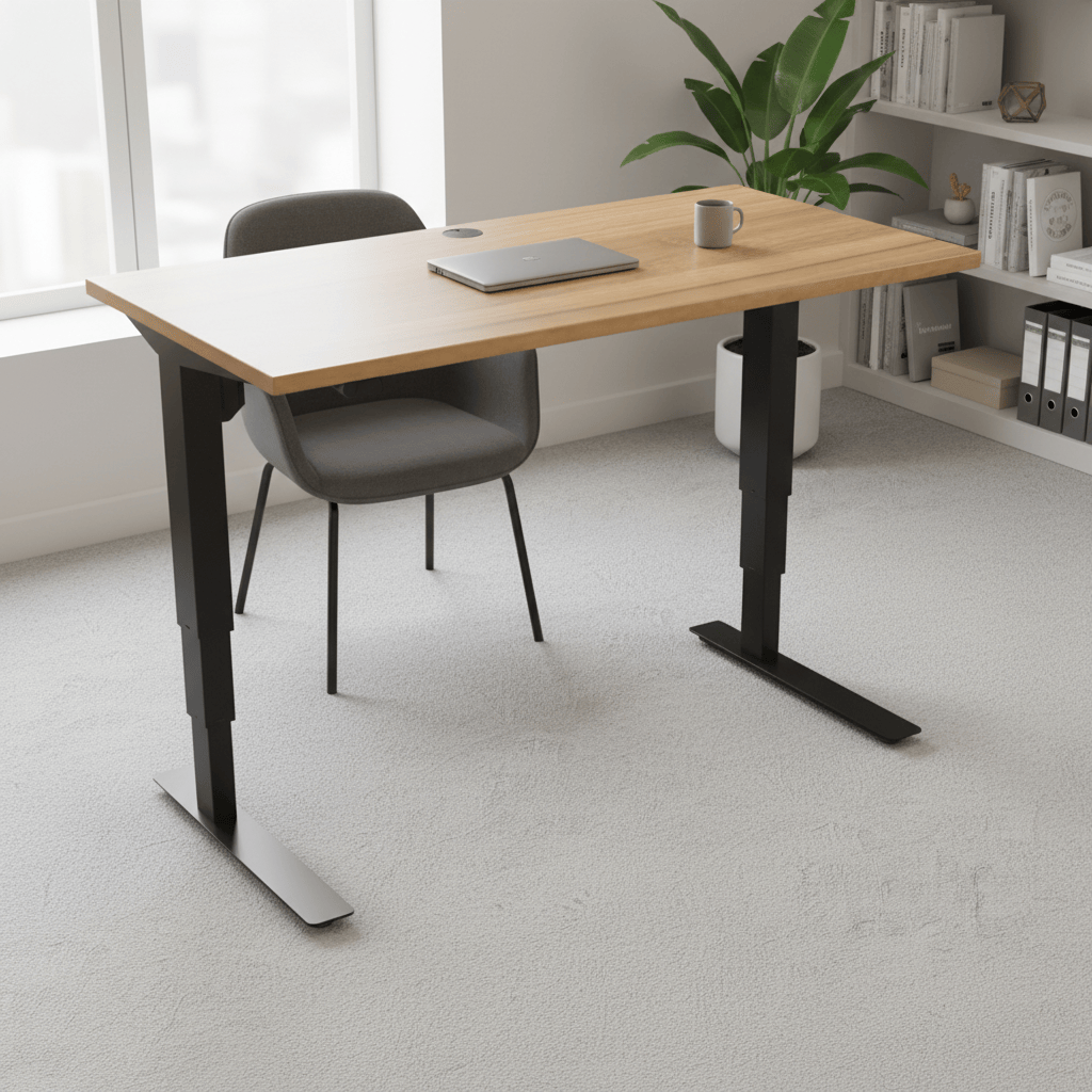 ConSet Electric Height Adjustable Desk, 47-1/4" x 23-5/8"