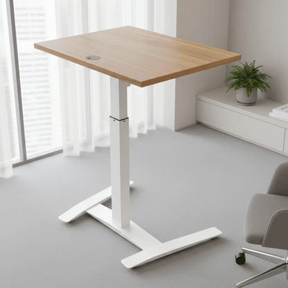 Electric Height Adjustable Desk, 31 - 1/2" x 23 - 5/8" White base - Smart Style Office Furniture - ConSet - 