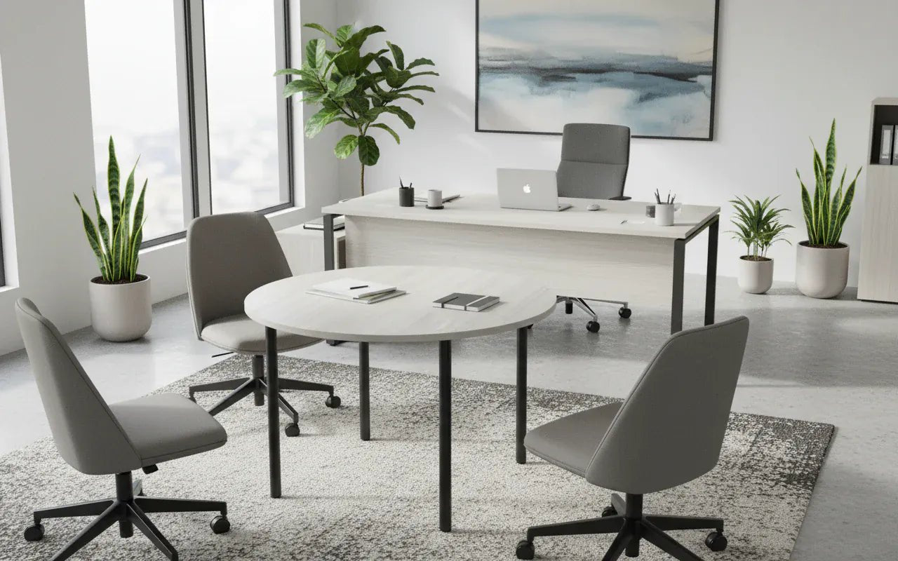 ESSY Conference table, Round - Smart Style Office Furniture - Beniia - 