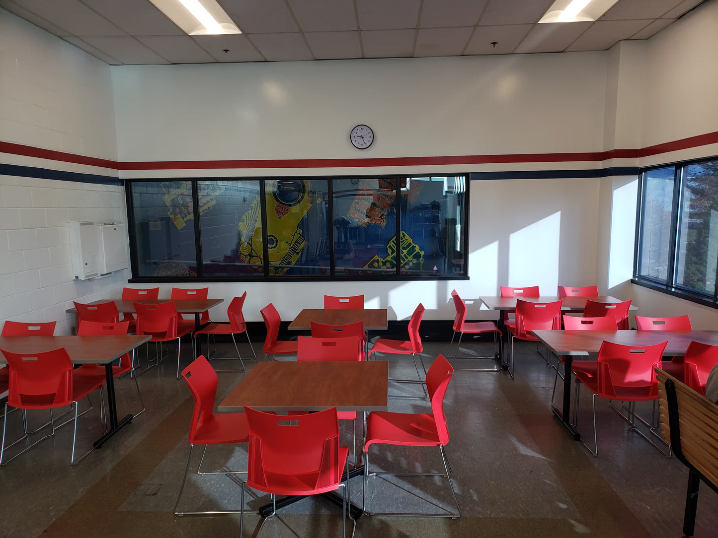 gen2 custom square table with tubular X-base and T-base options for office use